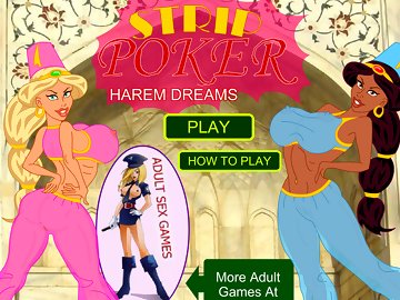 Strip Poker Harem: Покер на раздевание хентай гарема из принцесс