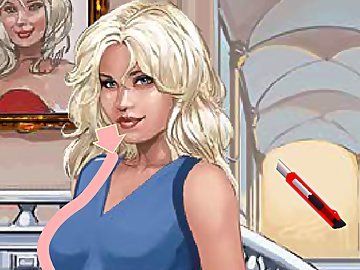 Marvelous Edges: Необычная игра на раздевание с распутной блондинкой