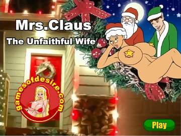 Mrs Claus: Похотливый эльф хочет выебать неверную Миссис Клаус
