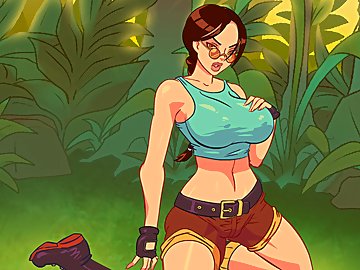 Lara Croft Forced: Принудительный секс с Ларой Крофт