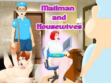 Mailman and Housewives: Недотраханные домохозяйки раздвигают ноги перед первым встречным