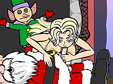 The Christmas Blonde 2: Глубокий отсос Санта Клаусу