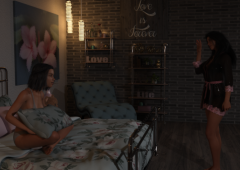 Sweet Home - лесбуха развела соседку по комнате на секс