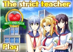 The Stringent Lecturer: Секс учителя с своими горячими хентай студентками