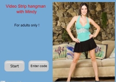 Undress Hangman: Видеоигра на раздевание с реальной девушкой Минди