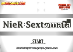 NieR Sextomata: 2B Нимфоманка секс андроид