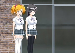 Machou Shoujo Misaki Mifuki: Динамичный экшен с двумя хентай школьницами