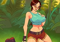 Lara Croft Forced: Принудительный секс с Ларой Крофт