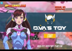 DVAs Plaything: Секс робота и азиатки D.Va из игры Овервотч