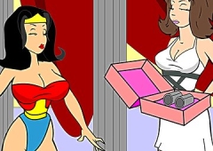 Wonder Hoe: Порно анимация с участием сексуальной Чудо-женщиной