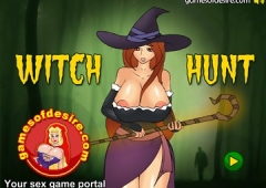Witch Hunt: Грудастая ведьма бродит по лесу и трахается с толпой зомби