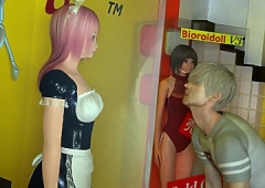 ChapterX Bioloidoll: Учитель жарит в очко секс куклу служанку