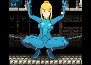 Доведи до оргазма скованую героиню Metroid